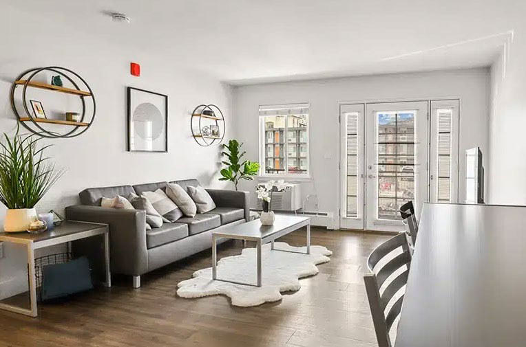 Furnished living room
